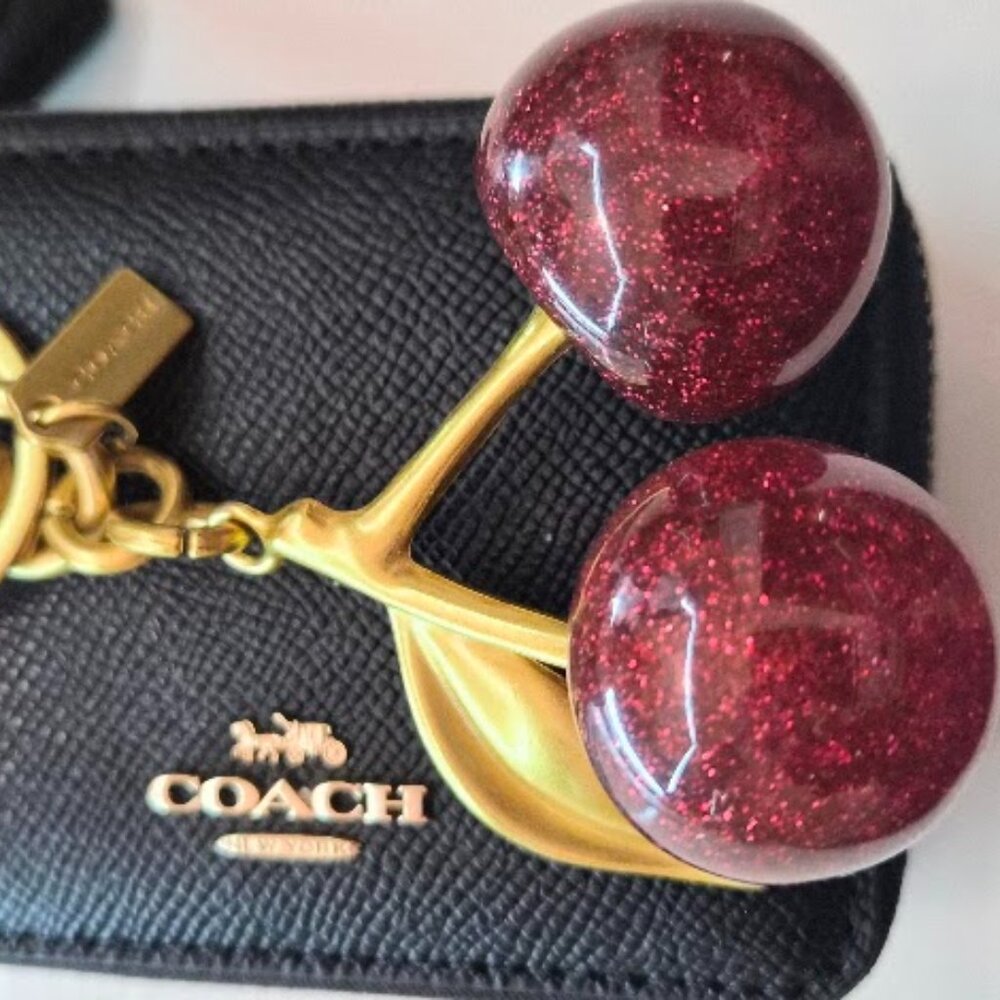 Coach Cherry Bag Charm #77840